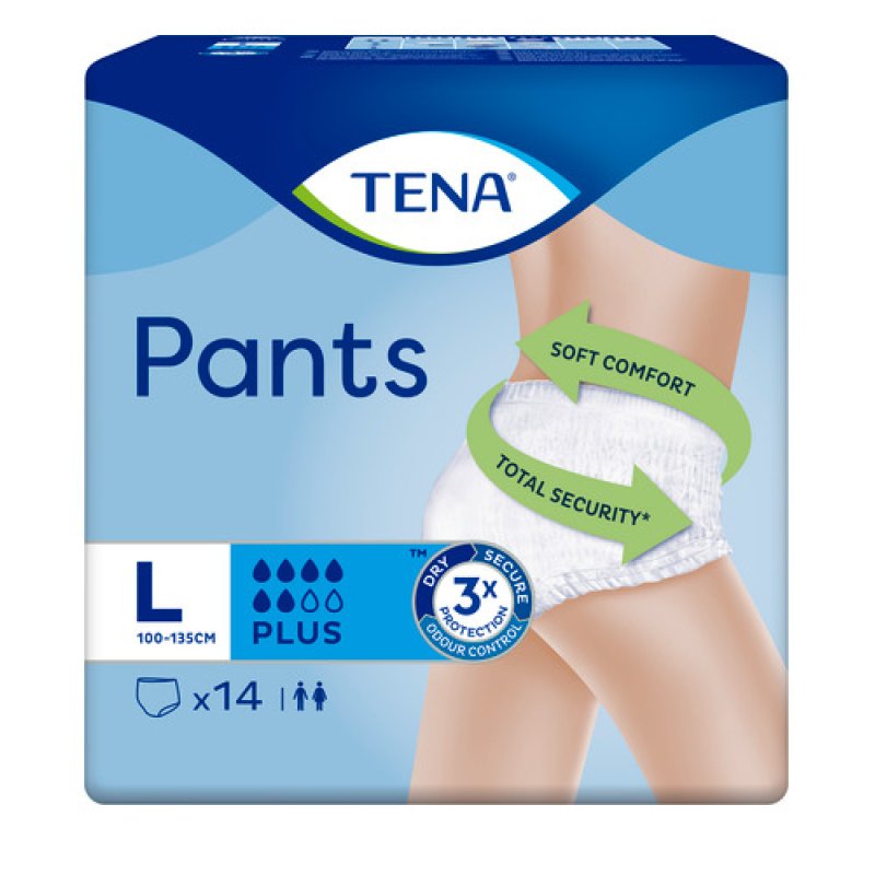 Tena Pants Plus Large 10 Count