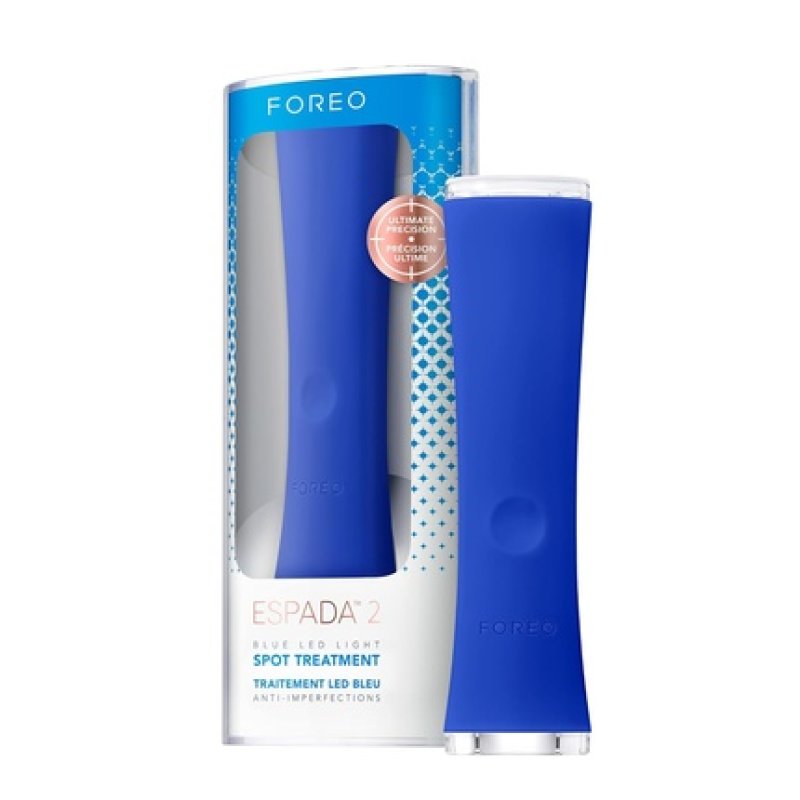 FOREO ESPADA 2 Blue LED Light Therapy Acne Treatment Skincare Device Medical-grade Silicone Acne Scar Treatment for