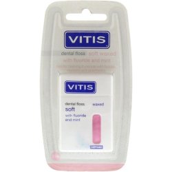 Vitis Dental Floss Soft Waxed with Fluoride and Mint