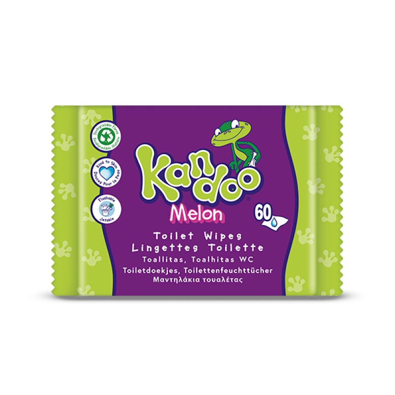 Kandoo Melon Wet Wipes