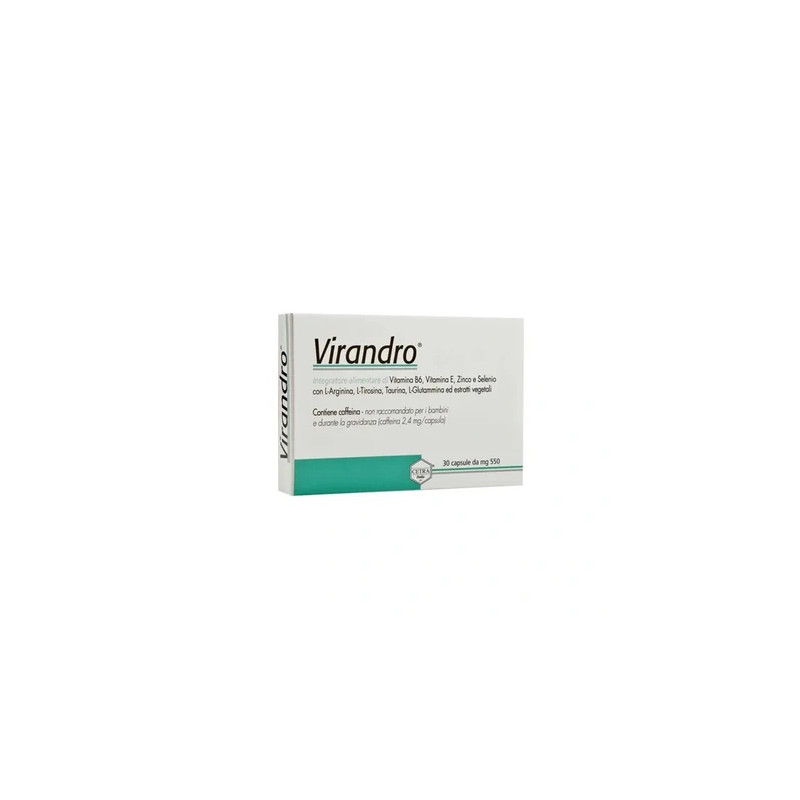 Cetra Italia Srl Virandro Tonic Stimulating Supplement 30 Tablets