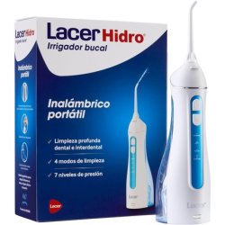 Lacer HIDRO Cordless Portable Oral Irrigator with Quick and Effective Interdental Cleaning 4 Cleaning Modes 7 Pressure