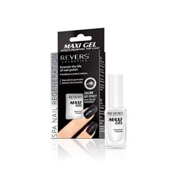 REVERS MAXI Gel Effect Plumping Top Coat - Nail Polish Life Extender and Conditioner 10ml