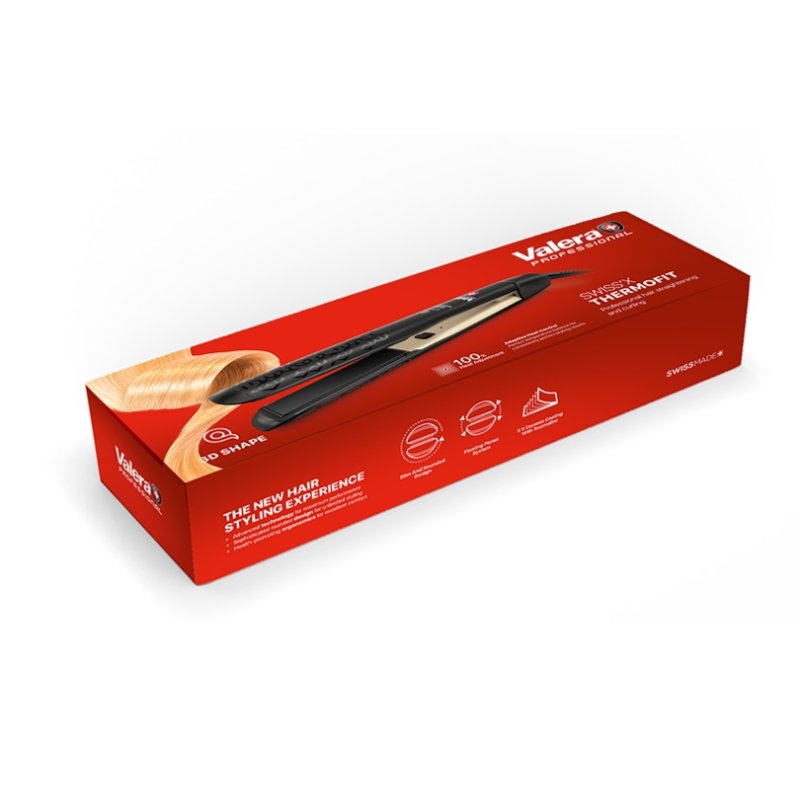 Valera VAL000092442 hair styling tool Straightening curling brush Warm Black 3 m