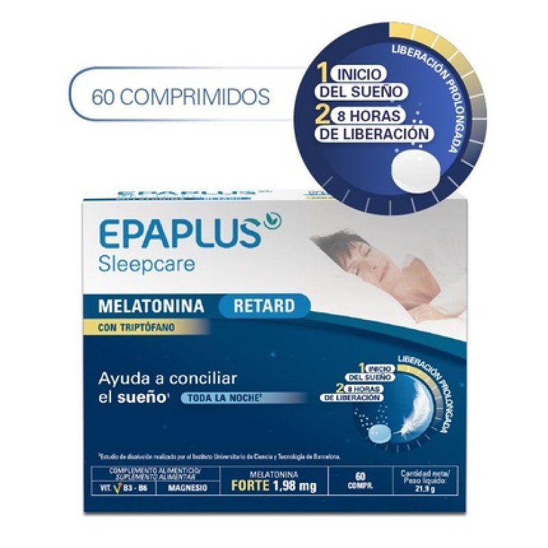 Epaplus Sleep Melatonin Retard Balance 60 Capsules