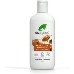 Dr Organic Moroccan Argan Oil Body Wash Natural Vegan Cruelty Free Paraben SLS Free Moisturising 250ml