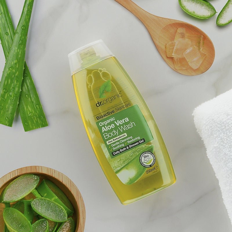 Dr Organic Aloe Vera 250 ml Shower gel Unisex Body & hair