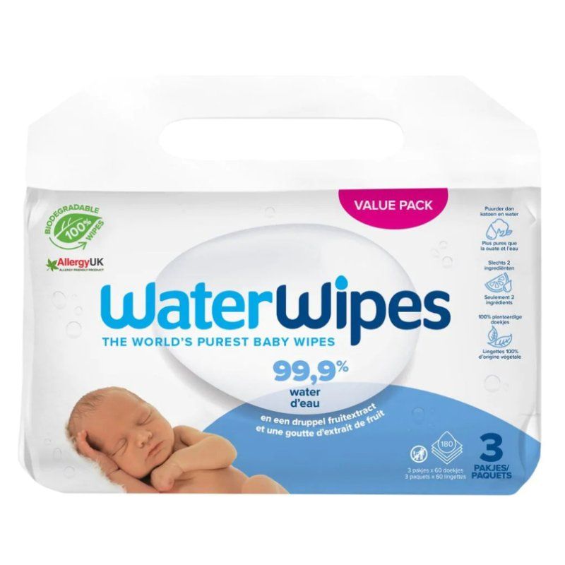 WaterWipes 7063297 baby wipes 180 pc(s)