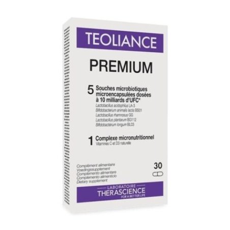LABORATOIRE THERASCIENCE Teoliance Premium Probiotics Supplement 30 Capsules
