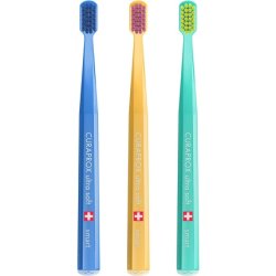 Curaprox Toothbrush CS Smart Trio Pack 3 Soft Small Head Toothbrush for Adults with 7600 CUREN Filaments
