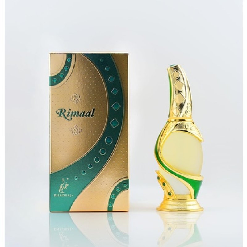 Khadlaj Rimaal Green Concentrated Perfume Oil for Unisex 0.5 Ounce