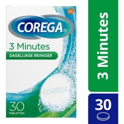 Corega Tablets - 3 Minutes - 30 Tablets