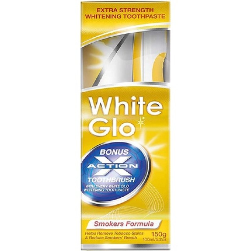 White Glo Smokers Formula Intense Extra Strength Whitening Toothpaste 150g