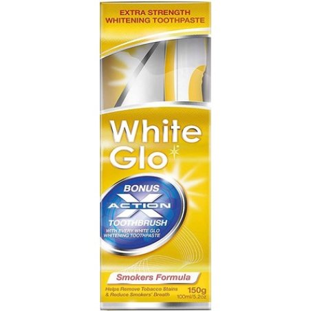 White Glo Smokers Formula Intense Extra Strength Whitening Toothpaste 150g