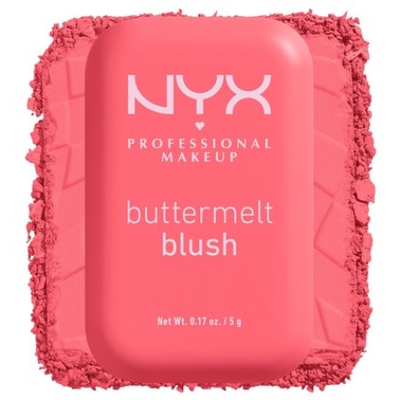NYX PROFESSIONAL MAKEUP Buttermelt Powder Blush Fade and Transfer-Resistant Blush Vegan Formula U Know Butta 04 0.17