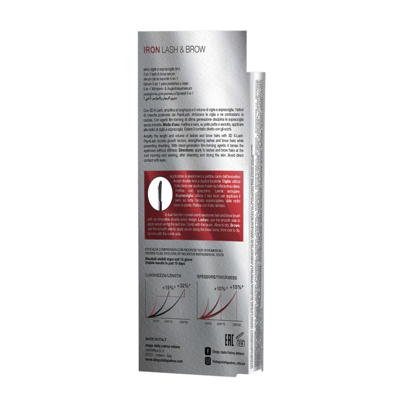 Diego dalla Palma Iron Lash & Brow 5-in-1 Lash And Brow Serum 1 Transparent 6ml