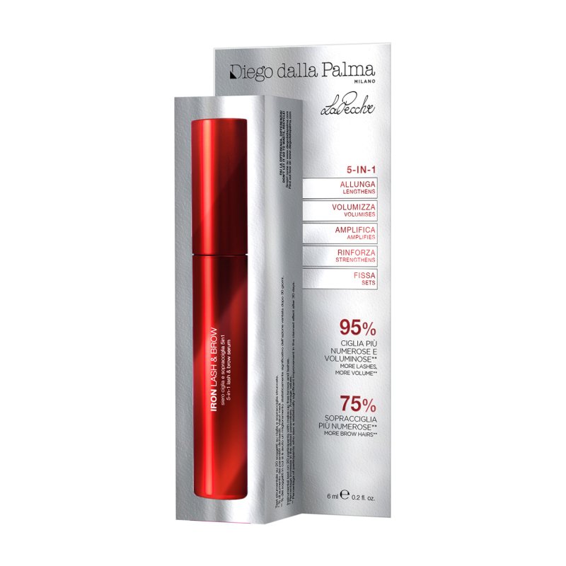 Diego dalla Palma Iron Lash & Brow 5-in-1 Lash And Brow Serum 1 Transparent 6ml