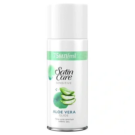 Gillette Satin Care Aloe Vera Shaving Gel (75ml)