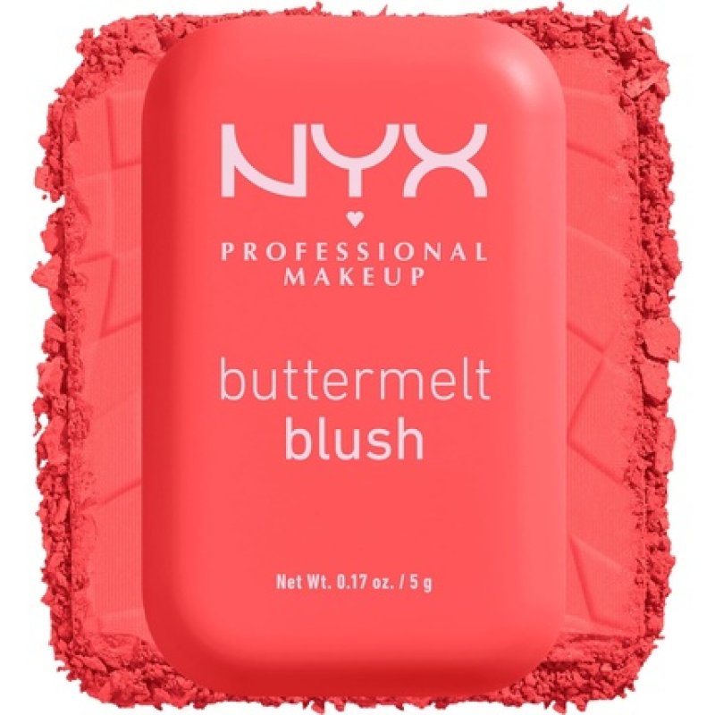 NYX Professional Makeup Buttermelt Powder Blush with Shea and Mango Butter Vegan Formula Shade Had Butta