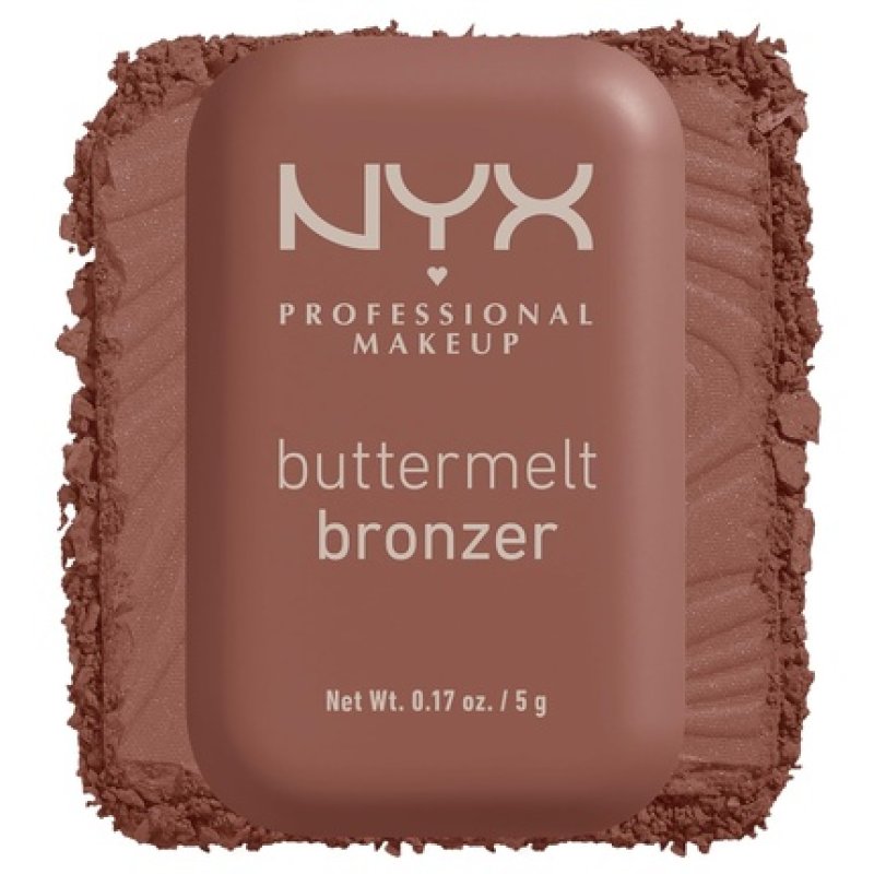 NYX PROFESSIONAL MAKEUP Matte Buttermelt Bronzer Longwear Face Makeup Vegan Formula Butta Off 05 0.17 Ounce