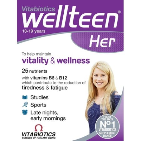 Vitabiotics Wellteen Her Original 30 Tablets