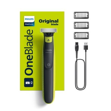 Philips Norelco OneBlade QP2724/10 men's shaver Foil shaver Trimmer Grey Lime