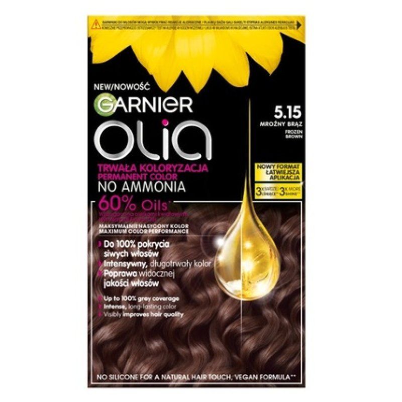 Garnier Olia Hair Color 515 Frozen Brown