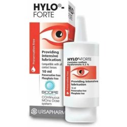 HYLO Forte Preservative Free Lubricating Eye Drops for Severe and Persistent Dry Eyes 10ml