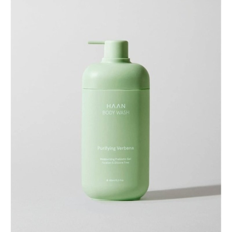 HAAN Natural Purifying Verbena Body Wash 450ml - Refillable and Recyclable - Vegan and Cruelty Free