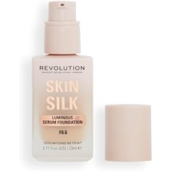 Makeup Revolution Skin Silk Serum Foundation Light to Medium Coverage with Hyaluronic Acid 23ml