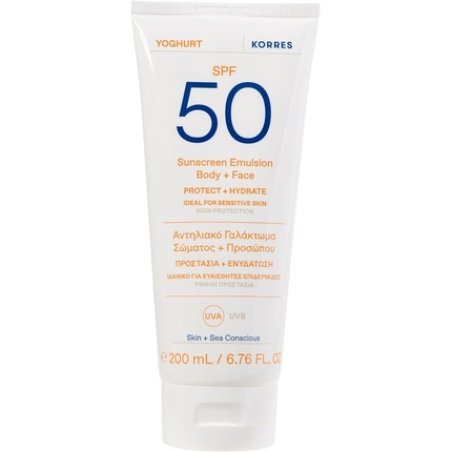 KORRES YOGHURT Emulsion Body Face SPF50 200ml