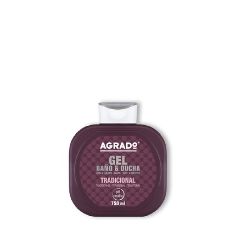 TRADICIONAL Neutral Bath Gel with PH Balance 750ml by AGRADO