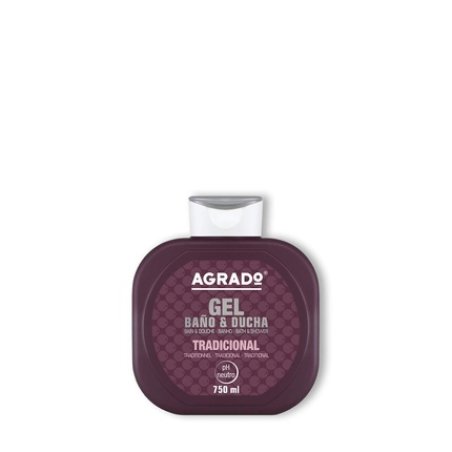 TRADICIONAL Neutral Bath Gel with PH Balance 750ml by AGRADO