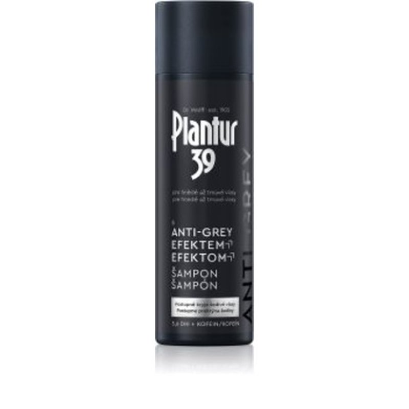 Plantur 39 Anti-Grey Effect Shampoo - 200 Ml For Brown To Dark Hair