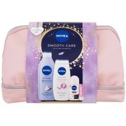 Nivea Smooth Care Skincare Moments Set - Includes Oth Sensation 400 Ml, Diamond Argan Oil Shower Cream 250 Ml, And