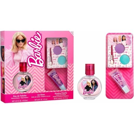 Children's Makeup Gift Set, 30ml Eau de Toilette with Floral-Fruity Scent, Lip Gloss and Eyeshadow Palette for Kids