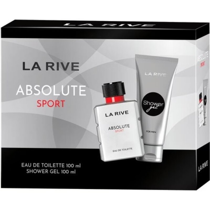 La Rive Absolute Sport For Man Eau De Toilette Spray 100ml And Shower Gel 100ml Set