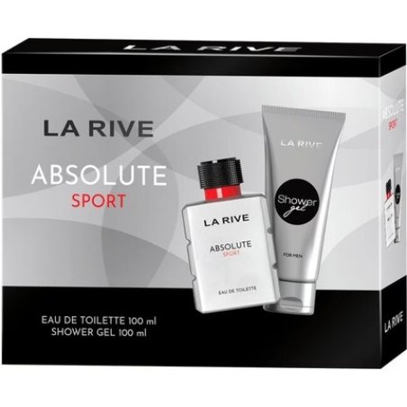 La Rive Absolute Sport For Man Eau De Toilette Spray 100ml And Shower Gel 100ml Set