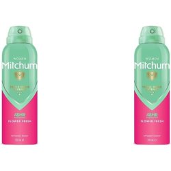 Mitchum Women Triple Odor Defense 48HR Protection Aerosol Deodorant & Anti-Perspirant Flower Fresh 200ml - Pack of 2