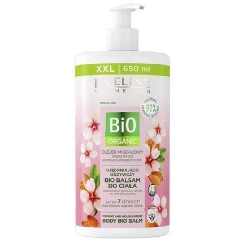 Eveline Bio Organic Firming Body Lotion with Almond Oil for All Skin Types 650ml