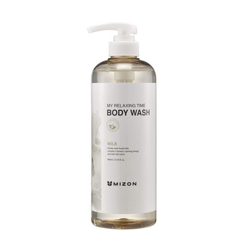 MIZON My Relaxing Time Milk Body Wash Nourish Moisturize and Soothe Skin 27oz