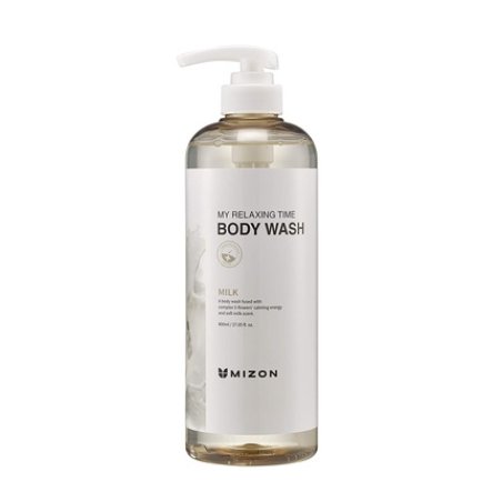 MIZON My Relaxing Time Milk Body Wash Nourish Moisturize and Soothe Skin 27oz