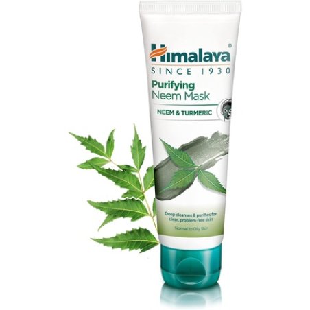 Himalaya Purifying Neem Mask with Neem and Turmeric for Normal to Oily Skin 75ml