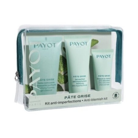 Payot Pâte Grise Kit Anti-Imperfecciones (Mousse limpiadora 50ml, máscara carbón ultra-absorbente 15