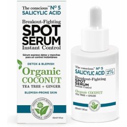 Salicylic Acid Breakout-Fighting Spot Serum with Organic Coconut 30ml