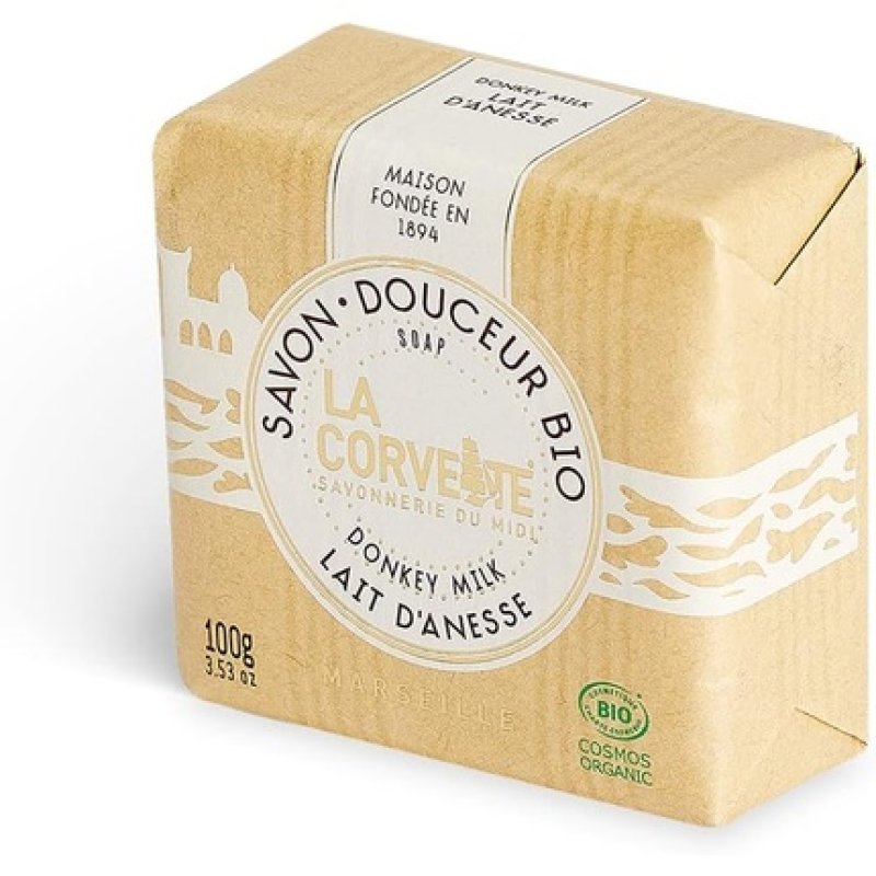 La Corvette Gentle Soap Organic Donkey Milk 100g