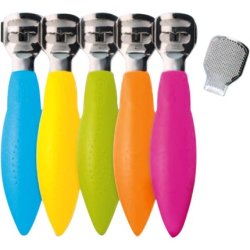 CREDO Pop Art Callus Longitudinal Plane with Rasp Clip Chrome-Plated Blue