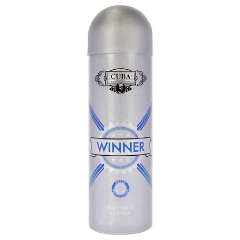 Cuba Winner for Men 6.6 oz Body Spray