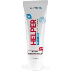 HELPER Antibacterial Hand Gel and Hand and Nail Cream 2 in 1 100ml