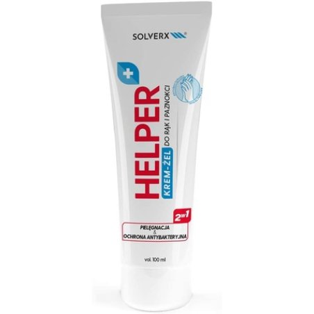 HELPER Antibacterial Hand Gel and Hand and Nail Cream 2 in 1 100ml